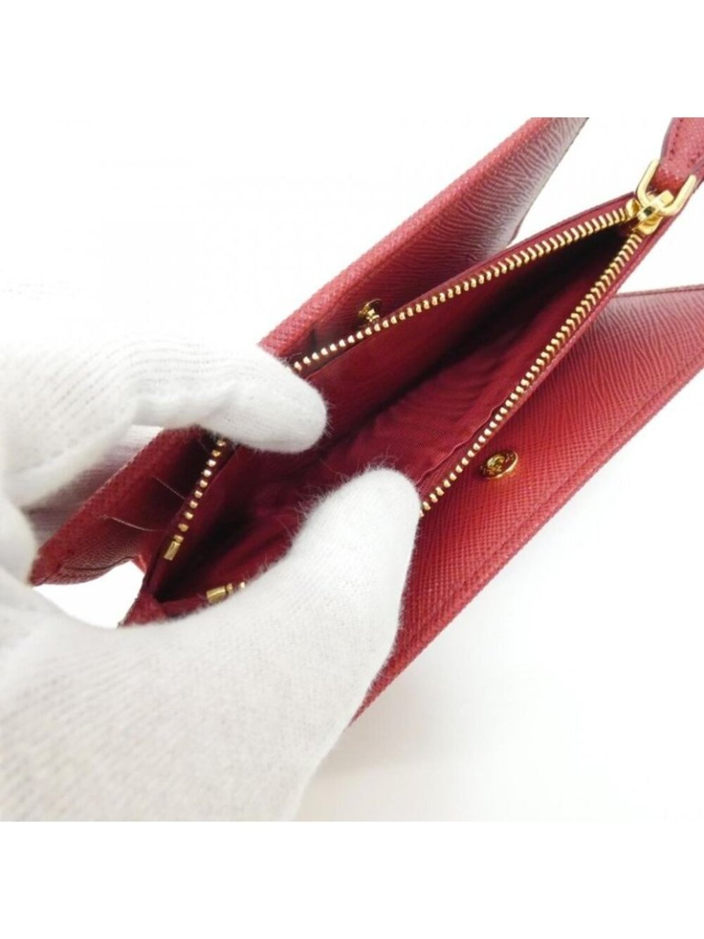 Prada Wallet Wallets Gold - Picture 6 of 6